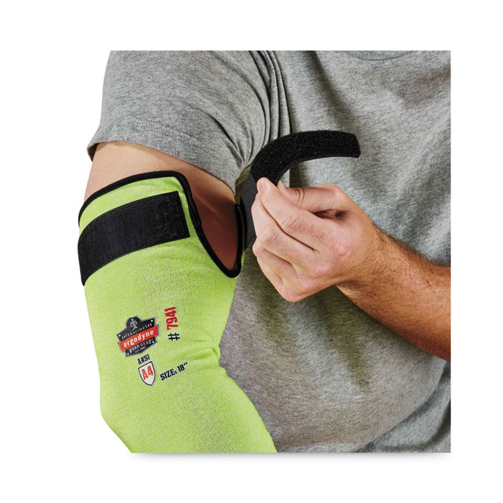 TENACIOUS HOLDINGS, INC. ergodyne® 17943 ProFlex 7941-PR CR Protective Arm Sleeve, 18", Lime, Pair