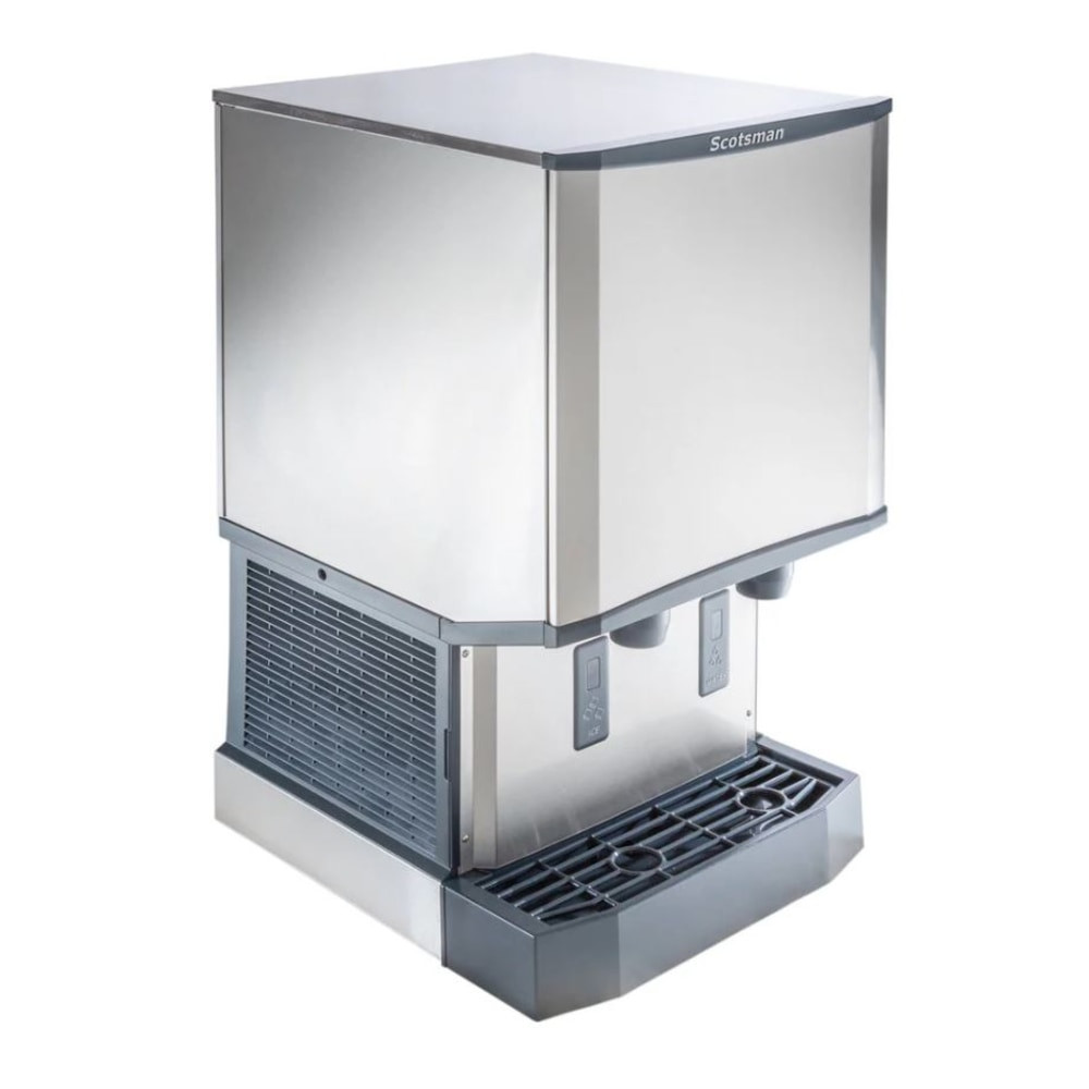 HOFFMAN TECHNOLOGIES Hoffman HID540A-1  Scotsman Meridian Countertop Air-Cooled Ice Machine And Water Dispenser, 41inH x 21-1/4inW x 24inD, Silver