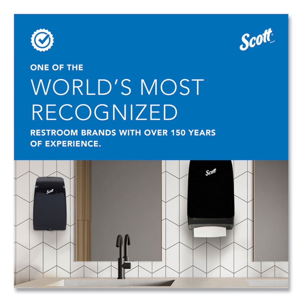 KIMBERLY-CLARK PROFESSIONAL Scott® 01960 Pro Scottfold Towels, 1-Ply, 7.8 x 12.4, White, 175 Towels/Pack, 25 Packs/Carton