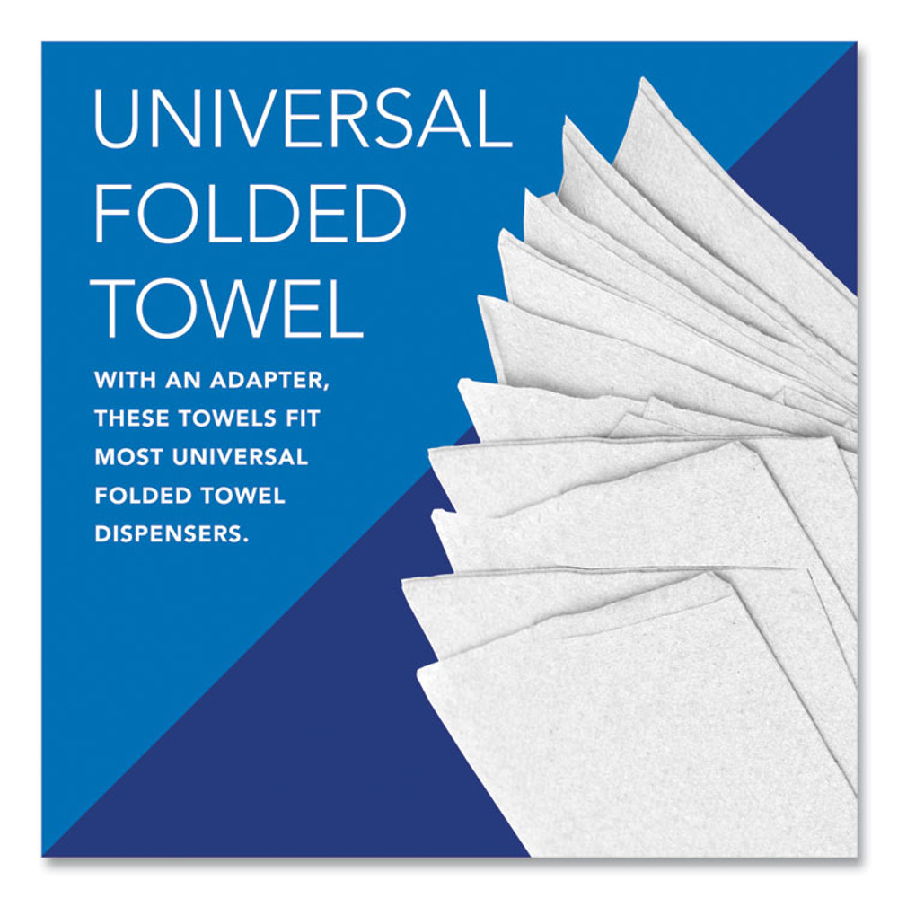 KIMBERLY-CLARK PROFESSIONAL Scott® 01960 Pro Scottfold Towels, 1-Ply, 7.8 x 12.4, White, 175 Towels/Pack, 25 Packs/Carton