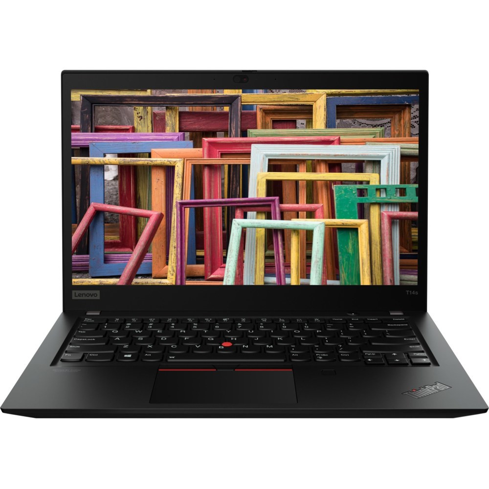 LENOVO, INC. Lenovo 20T0002KUS  ThinkPad T14s Gen 1 20T0002KUS 14in Notebook - Full HD - 1920 x 1080 - Intel Core i5 10th Gen i5-10210U 1.60 GHz - 8 GB Total RAM - 256 GB SSD - Windows 10 Pro - Intel UHD Graphics - Front Camera/Webcam - IEEE 802.11ax