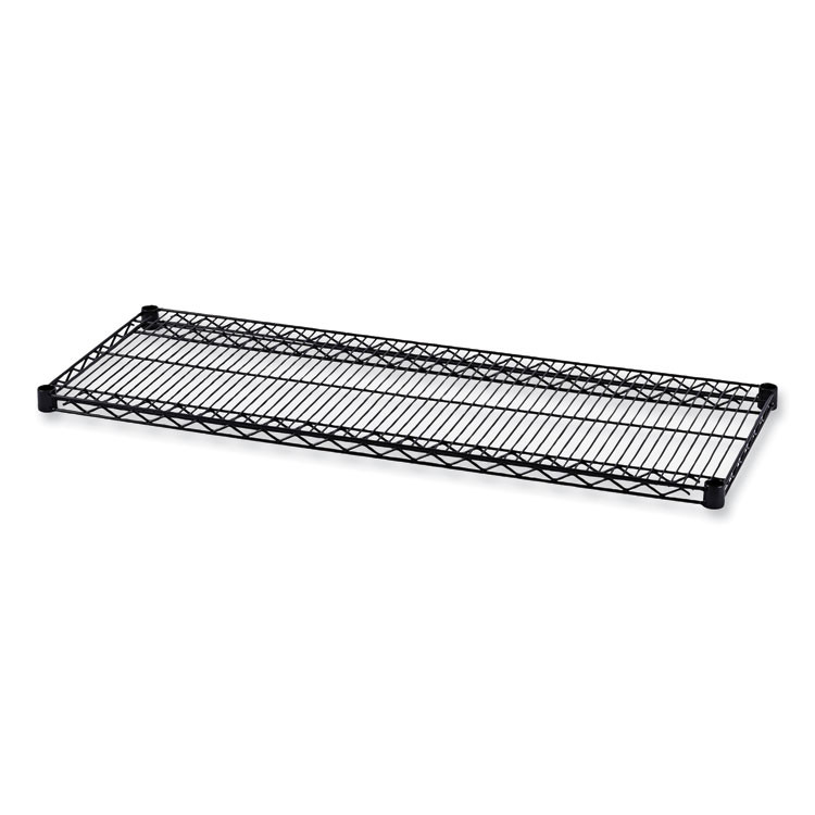 ALERA SW58-4818BL Industrial Wire Shelving Extra Wire Shelves, 48w x 18d, Black, 2 Shelves/Carton