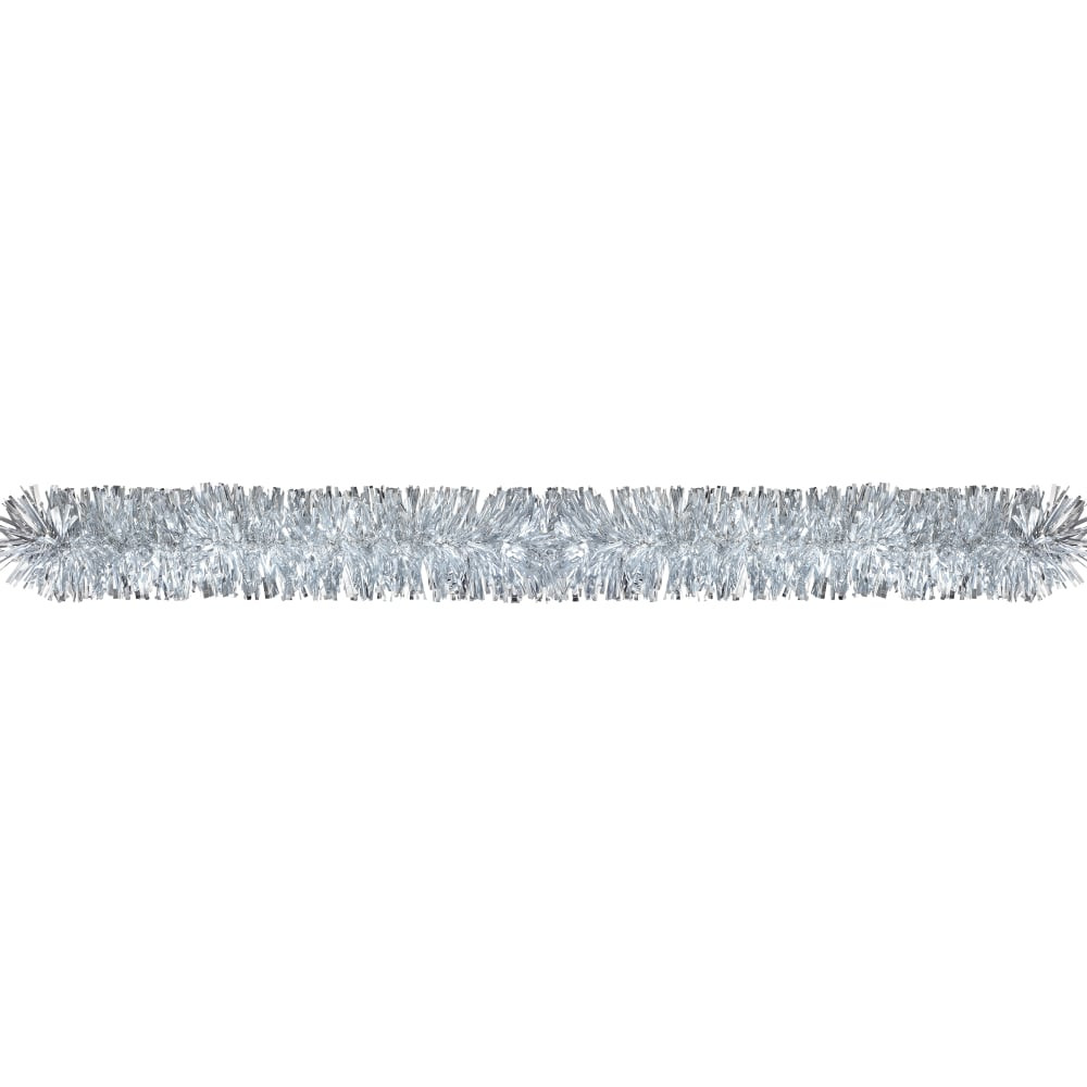 AMSCAN 220453  220453 Christmas Giant Tinsel Garland, 9ft, Silver