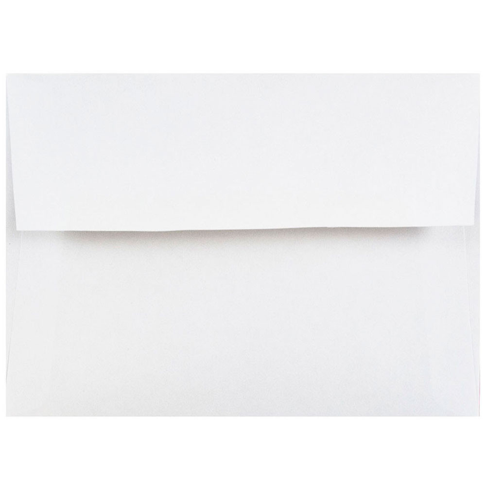 JAM PAPER AND ENVELOPE JAM Paper MOOP6250LDIC  Booklet Envelopes, A2, Gummed Seal, White, Pack Of 100 Envelopes