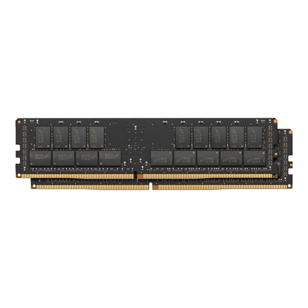 APPLE, INC. MX1K2G/A Apple - DDR4 - kit - 128 GB: 2 x 64 GB - LRDIMM 288-pin - 2933 MHz / PC4-23400 - 1.2 V - Load-Reduced - ECC - for Mac Pro (Late 2019)