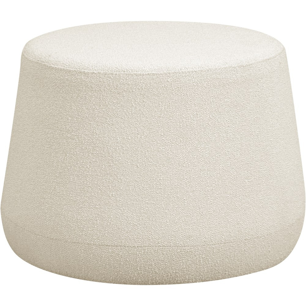 LIFESTYLE SOLUTIONS INC. Lifestyle Solutions 510A003SNO  Brant Fabric Ottoman, 17inH x 24inW x 24inD, Ivory