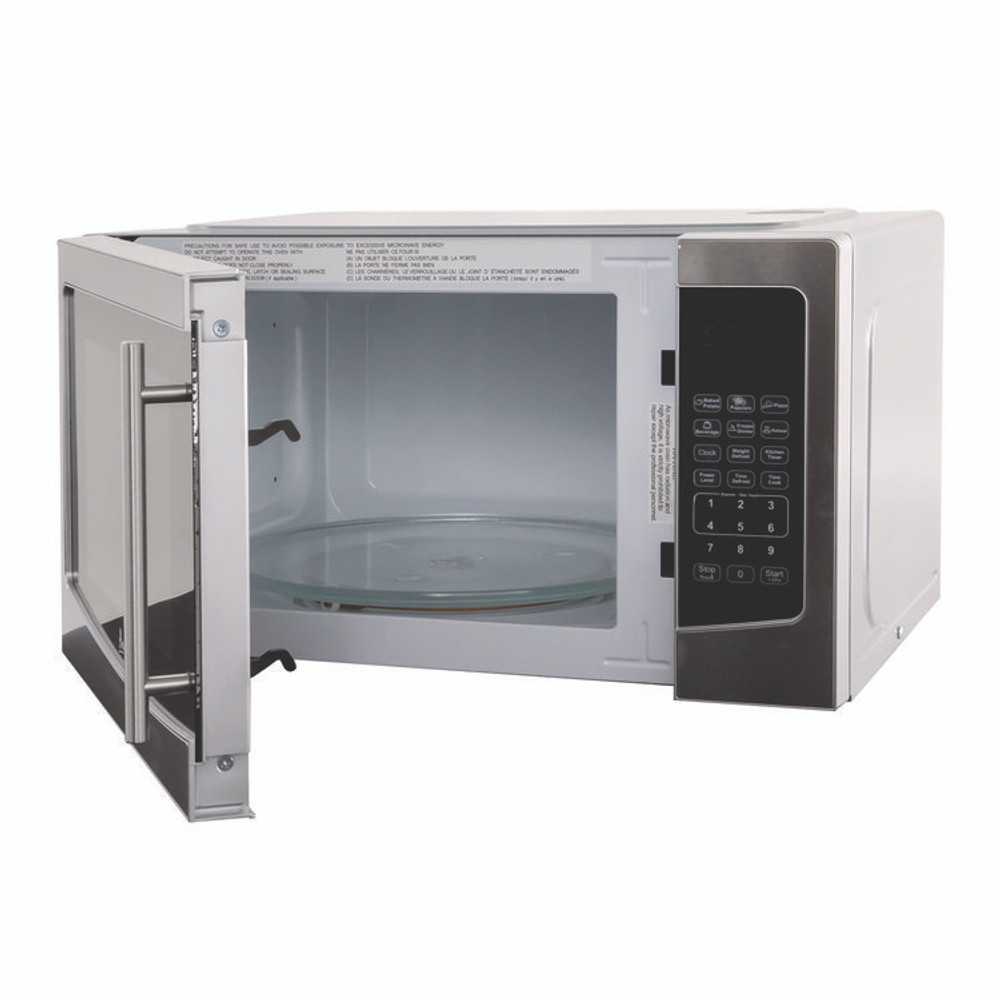 AVANTI MT116V4M 1.1 cu. ft. Stainless Steel Microwave Oven, 1,000 W, Mirror-Finish