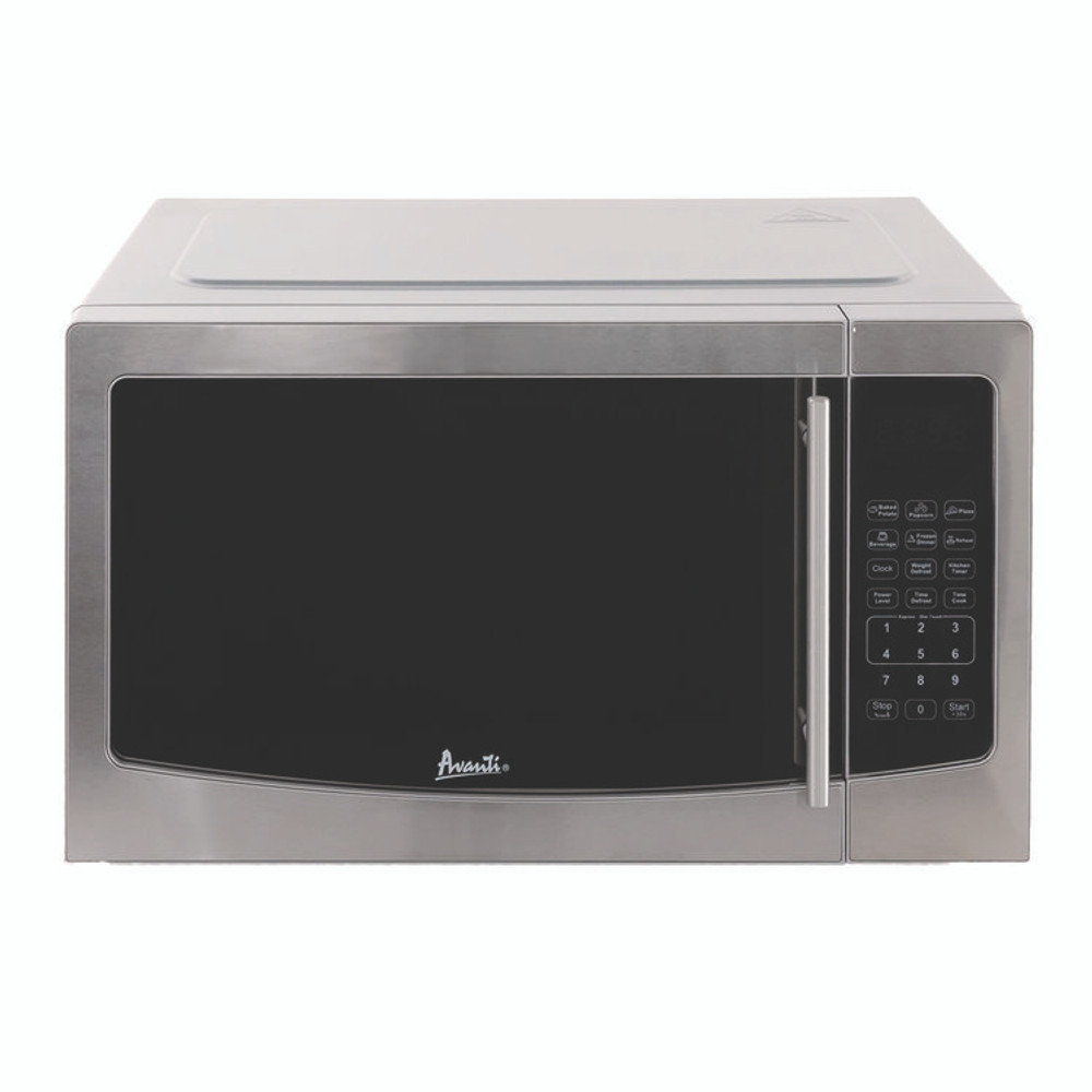 AVANTI MT116V4M 1.1 cu. ft. Stainless Steel Microwave Oven, 1,000 W, Mirror-Finish