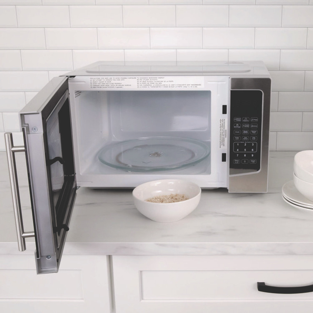 AVANTI MT116V4M 1.1 cu. ft. Stainless Steel Microwave Oven, 1,000 W, Mirror-Finish
