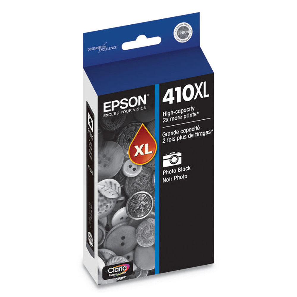 EPSON AMERICA, INC. T410XL120S T410XL120-S (410XL) Claria High-Yield Photo Ink, 500 Page-Yield, Black