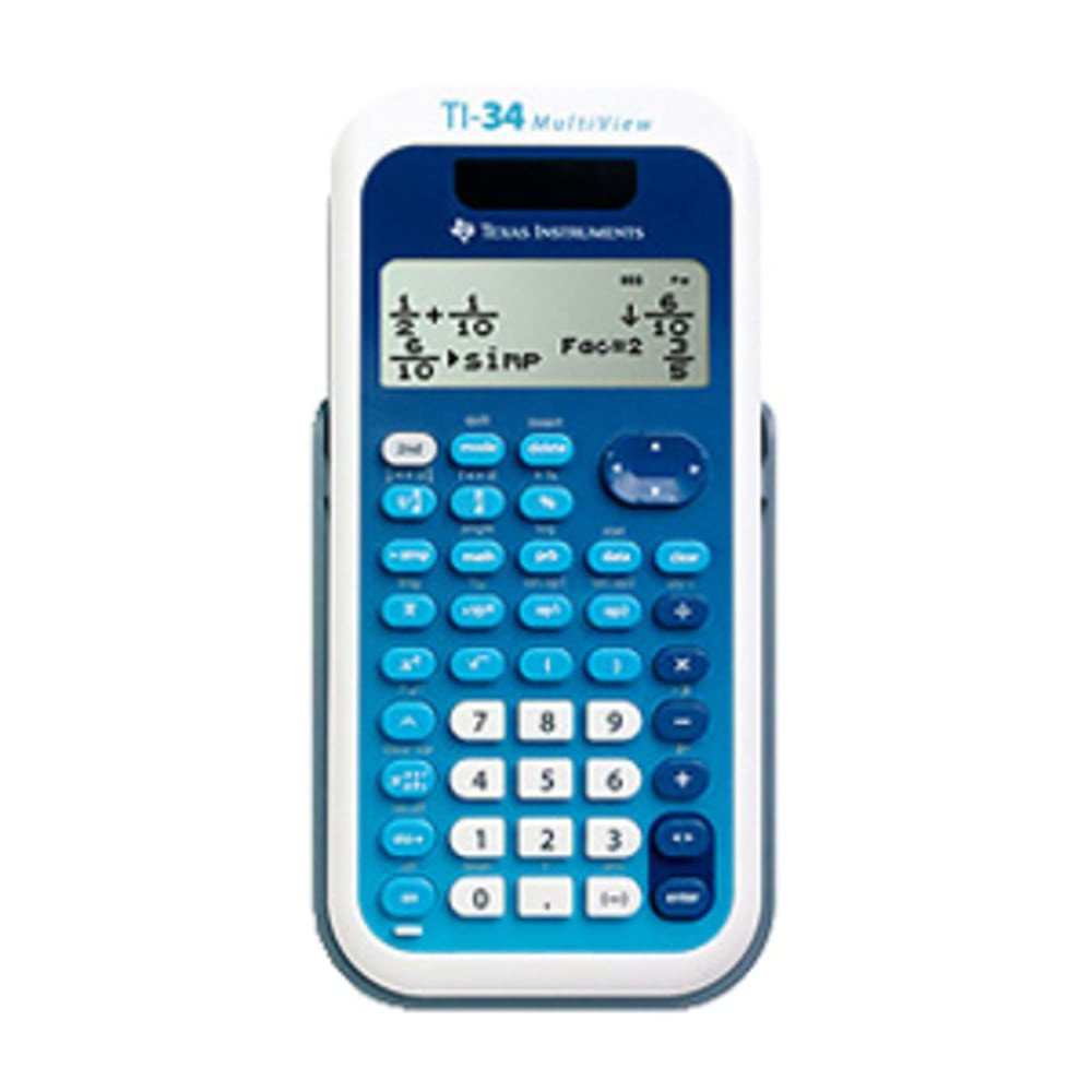 TEXAS INSTRUMENTS INC. Texas Instruments 34MV/TKT/1L1/A  TI-34 EZ Spot Handheld Calculator Teacher Kit, Set Of 10