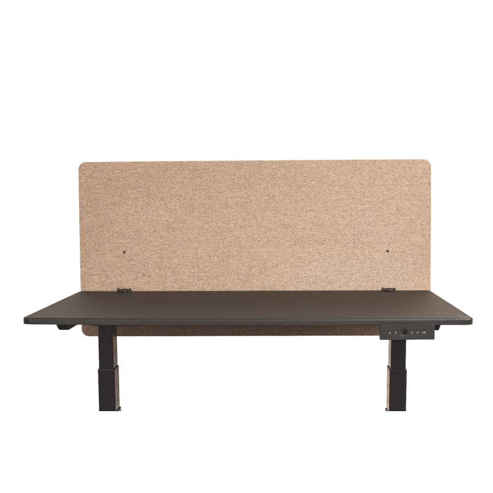 H. WILSON/ LUXOR FURNITURE Luxor RCLM4824DS  RECLAIM Acoustic Privacy Desk Panels, 48inW, Desert Sand