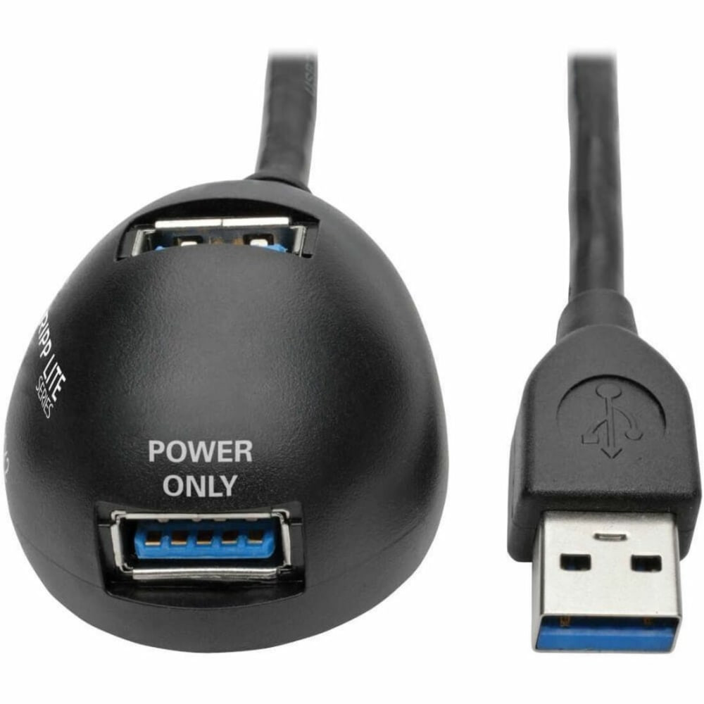 Reliable connectivity. Features compliant USB 2.0 and USB 3.0 standards to ensure optimal connectivity across a range of devices.  Versatile connector options. Equipped with a male and female 9-pin USB Type-A connectors, allowing for easy connection to various devices.  Durable construction. Constructed from flexible PVC material, this USB extension cable is built to endure daily use while maintaining performance.  Secure strain relief. Designed with strain relief to prevent damage at the connection points, enhancing the cables longevity.  Advanced shielding. Incorporates EMI/RFI protection, minimizing interference and ensuring stable data transfer.