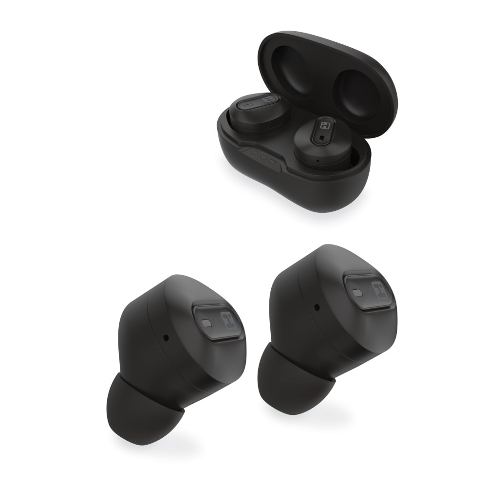 BYTECH NY, INC. HMAUBE212BK iHome XT-27 True Wireless Bluetooth In-Ear Earbuds, Black