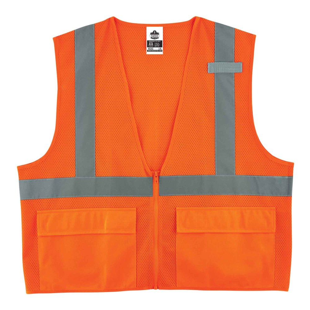 ERGODYNE CORPORATION Ergodyne 21119  GloWear Safety Vest, Standard, Type-R Class 2, 4X/5X, Orange, 8220Z