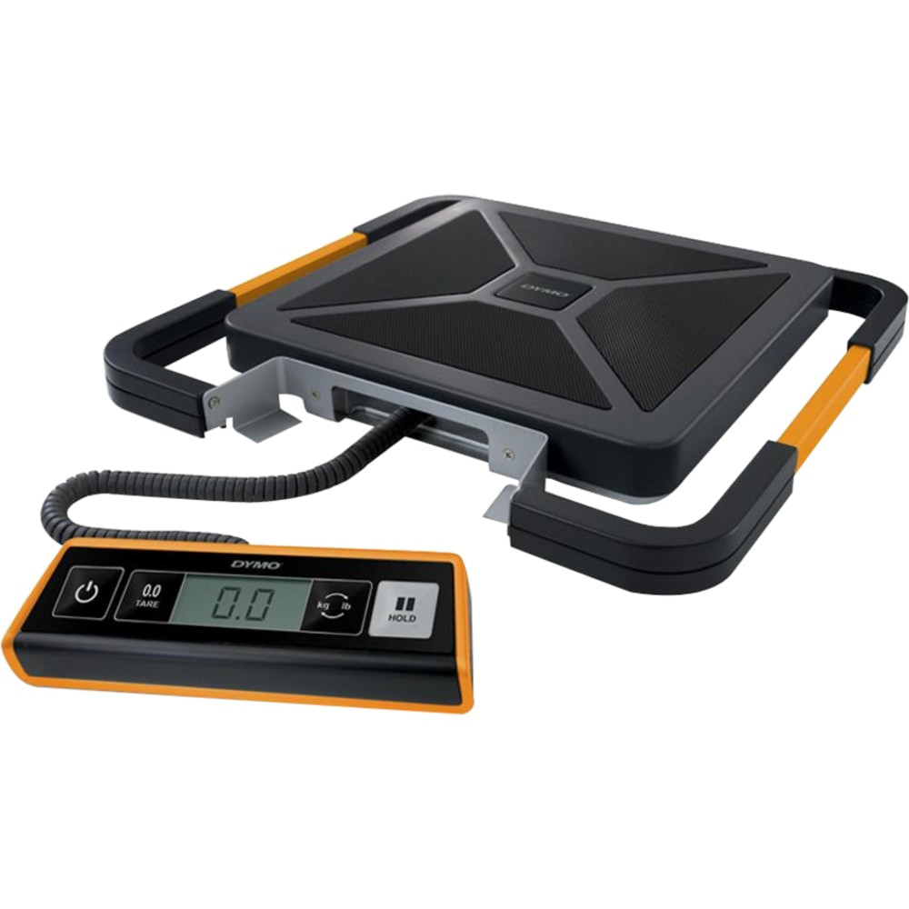 RUBBERMAID 1776113 DYMO 400 lb Digital USB Shipping Scale, with Remote Display, Orange
