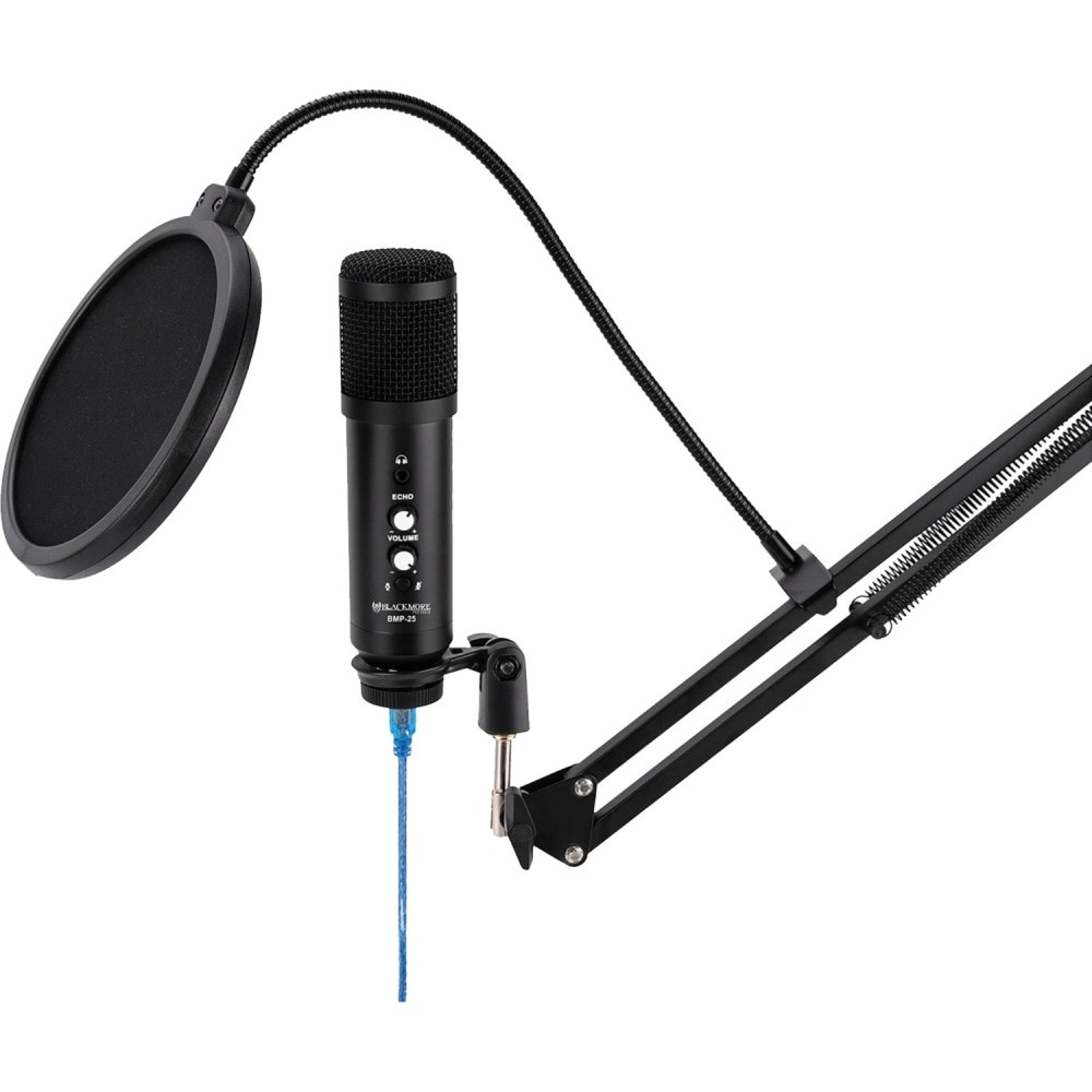 SAMSON ELECTRONICS INC. BMP-25 Blackmore Wired Condenser Microphone - Shock Mount - USB