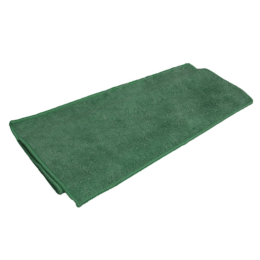 IMPACT PRODUCTS INC. LFK300 Microfiber Technologies All-Purpose Microfiber Cleaning Cloths, 16in x 16in, Green, Bag Of 12 Cloths