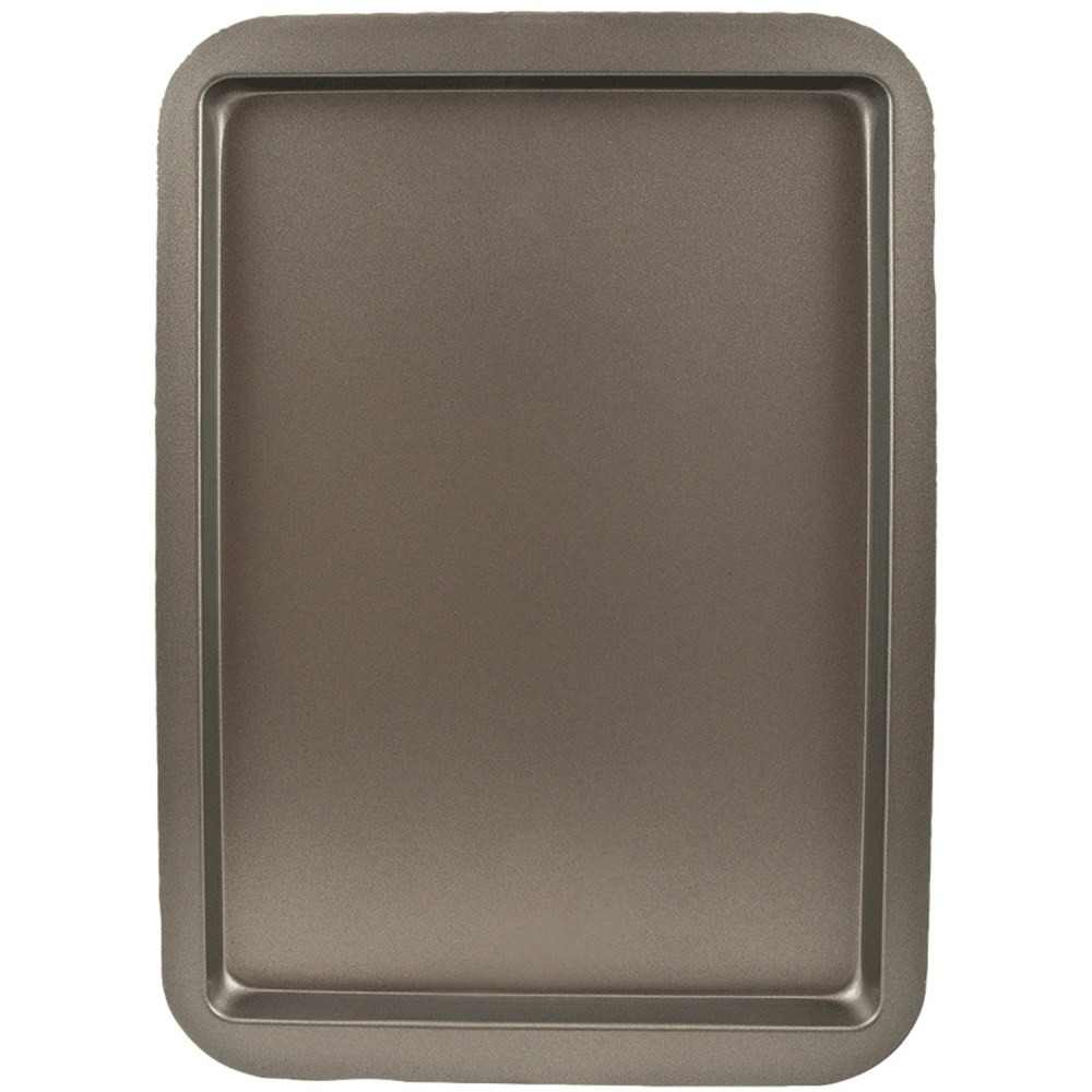 RANGE KLEEN MFG, INC. Range Kleen B02MC  B02MC Non-Stick Medium Cookie Sheet - Baking, Roasting, Toasting - Dishwasher Safe - Gray, Black - Carbon Steel Body