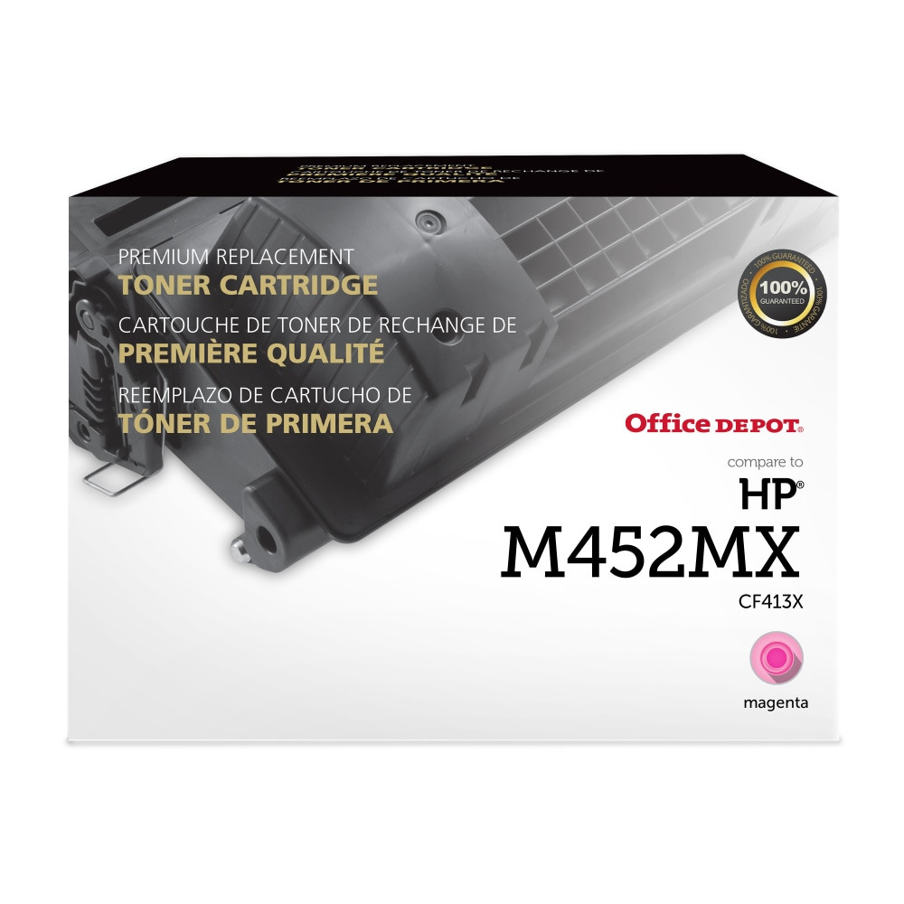 CLOVER TECHNOLOGIES GROUP, LLC 200951P Office Depot Remanufactured Magenta Toner Cartridge Replacement for HP 410X, OD410XM