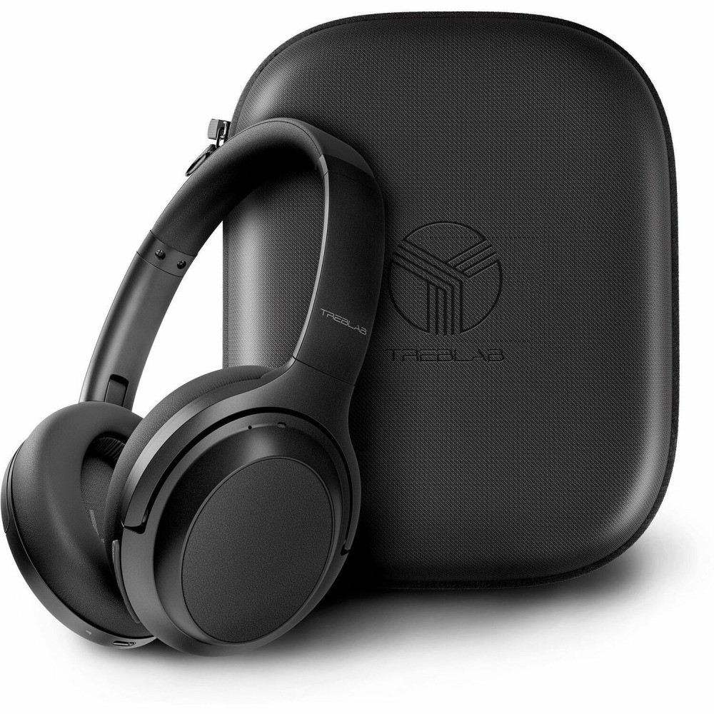 TREBLAB Z7-PRO  Z7-Pro - Headphones with mic - full size - Bluetooth - wireless, wired - active noise canceling - 3.5 mm jack - black