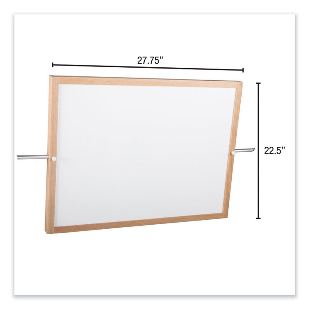 DIVERSIFIED WOODCRAFTS, INC. Spaces™ 4001K Optional Mirror/Markerboard for Mobile Tables, 27.75w x 1.5d x 20.75h, Mirror