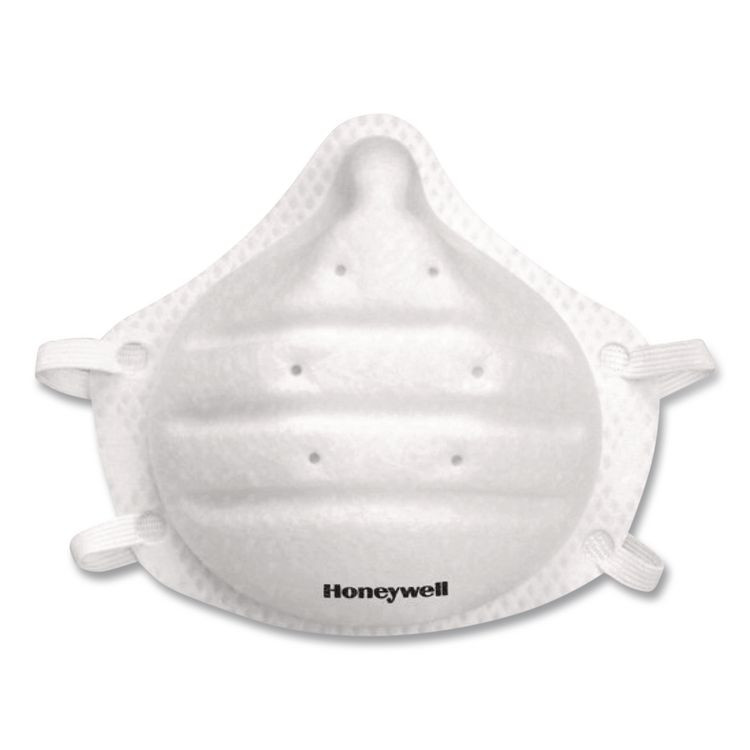 HONEYWELL ENVIRONMENTAL DC300N95 ONE-Fit N95 Single-Use Molded-Cup Particulate Respirator, One Size Fits Most, White, 10/Pack