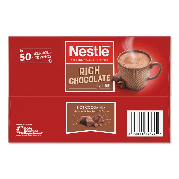 NESTLE Nestlé® 25485 Hot Cocoa Mix, Rich Chocolate, .71oz, 50/Box