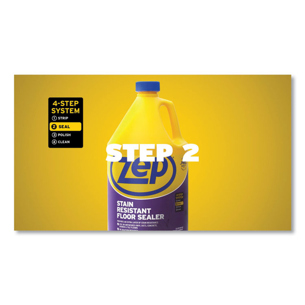 ZEP INC. Commercial® ZUFSLR128EA Stain Resistant Floor Sealer, 1 gal Bottle