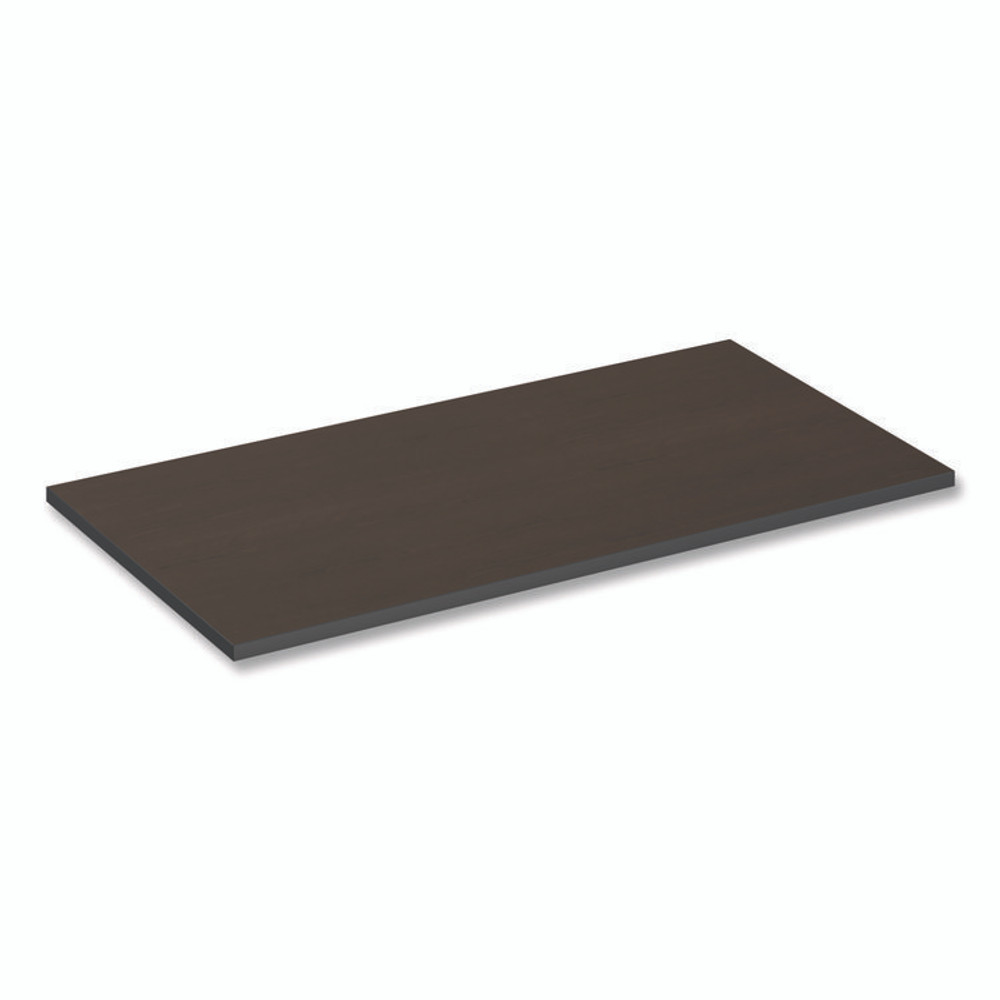ALERA TT4824EW Reversible Laminate Table Top, Rectangular, 47.63w x 23.63d, Espresso/Walnut
