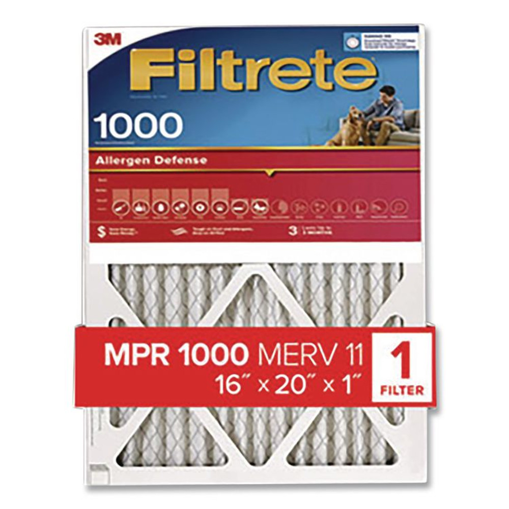 3M/COMMERCIAL TAPE DIV. Filtrete™ 70071355914 Allergen Defense Air Filter, MERV 11, MPR 1000, 16 x 20
