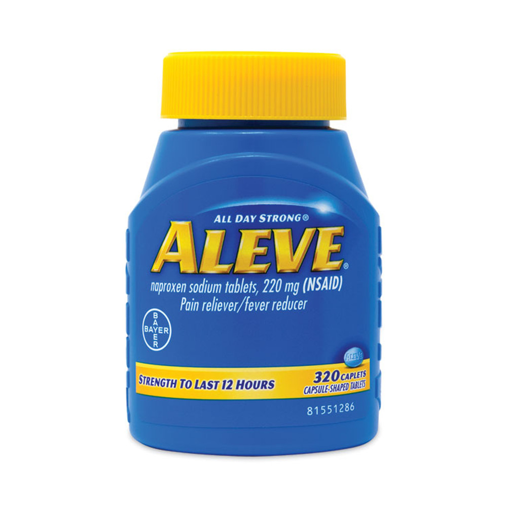 BAYER Aleve® 22000849 Pain Reliever Tablets 220 mg, 320/Bottle