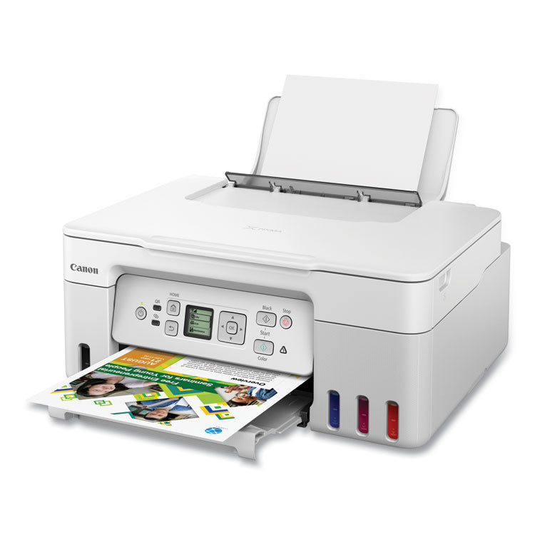 INNOVERA Canon® 5805C022 PIXMA G3270 Wireless MegaTank All-In-One Printer, Copy/Print/Scan, White