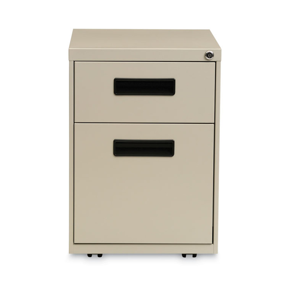 ALERA PABFPY File Pedestal, Left or Right, 2-Drawers: Box/File, Legal/Letter, Putty, 14.96" x 19.29" x 21.65"