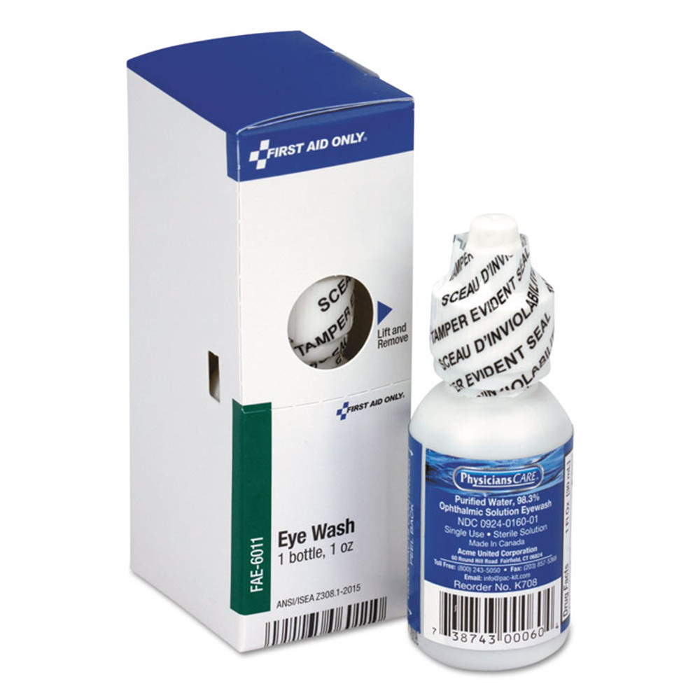 FIRST AID ONLY, INC. FAE6011 Eyewash, 1 oz Bottle