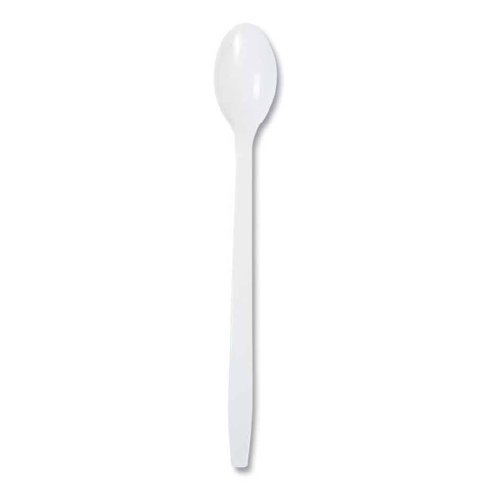 AMERCAREROYAL P2303W Polypropylene Cutlery, Soda Spoon, 7.87", White, 1,000/Carton