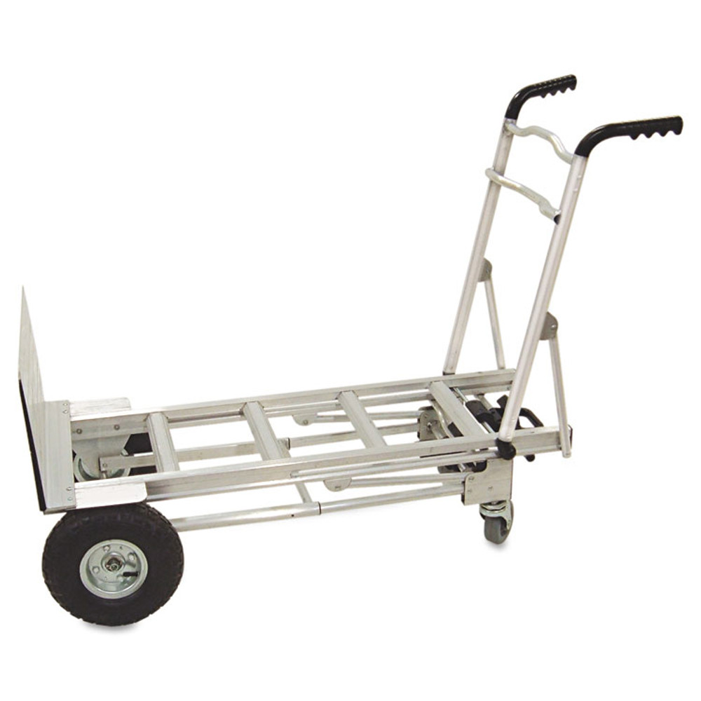 COSCO 12312ABL1E 3-in-1 Convertible Hand Truck, 800 lb to 1,000 lb Capacity, 21.06 x 21.85 x 48.03, Aluminum