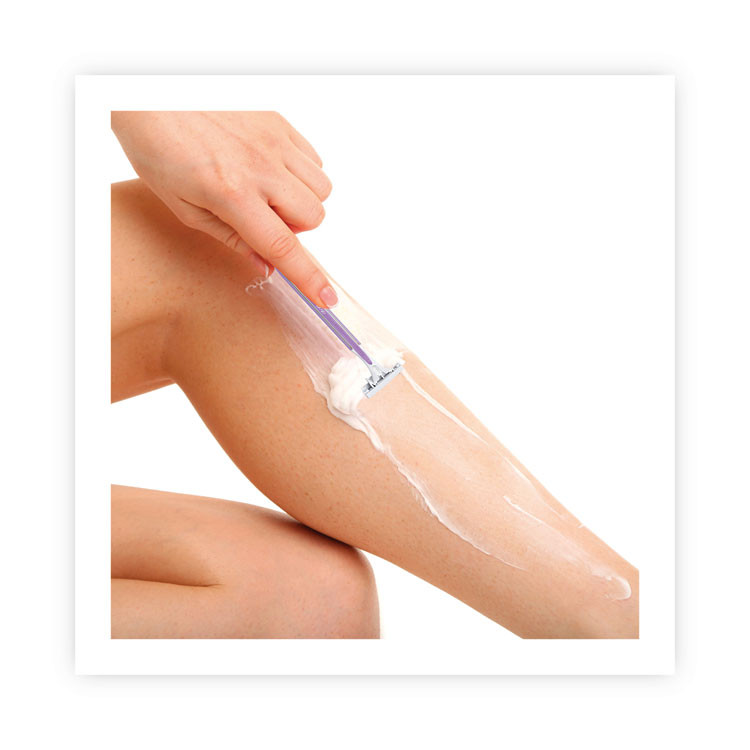 BIC CORP. STWP101 Silky Touch Women's Disposable Razor, 2 Blades, Assorted Colors, 10/Pack