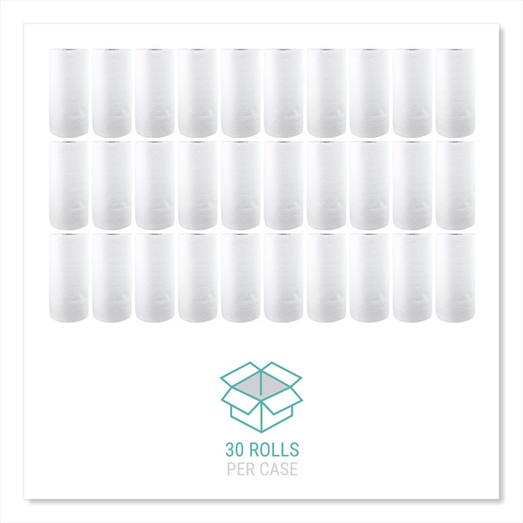 WINDSOFT 122085CTB Kitchen Roll Towels, 2-Ply, 11 x 8.5, White, 85/Roll, 30 Rolls/Carton