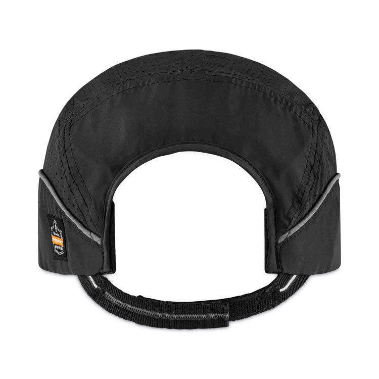 TENACIOUS HOLDINGS, INC. ergodyne® 23369 Skullerz 8965 Lightweight Bump Cap Hat with LED Lighting, Long Brim, Black