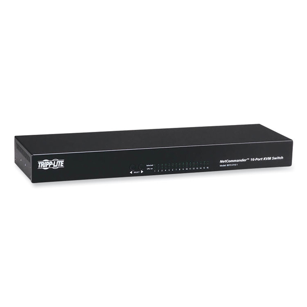 EATON CORPORATION Tripp Lite by B0720161 NetCommander Cat5 KVM Switch, 1U Rack-Mount, 16 Ports, TAA Compliant