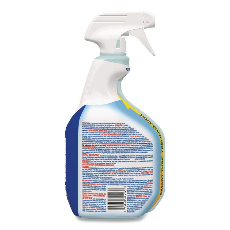 CLOROX SALES CO. 35417CT CloroxPro Clean-Up Disinfectant Cleaner with Bleach, 32 oz Smart Tube Spray, 9/Carton