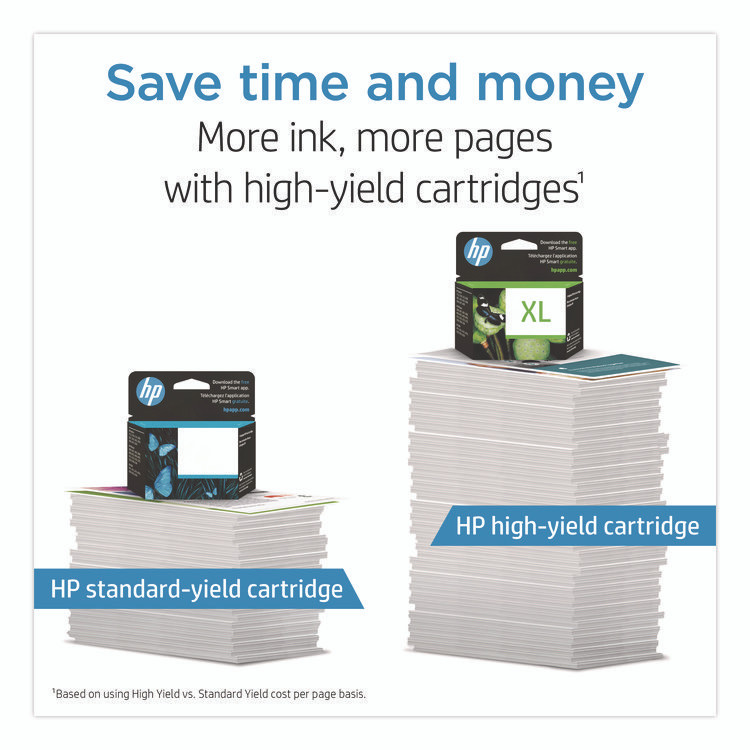 HP INC F6U63AN HP 63XL, (F6U63AN) High-Yield Tri-Color Original Ink Cartridge