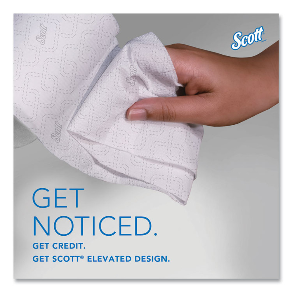 KIMBERLY-CLARK PROFESSIONAL Scott® 07006 Essential Coreless JRT, Septic Safe, 2-Ply, 3.75" x 1,150 ft, White, 12 Rolls/Carton