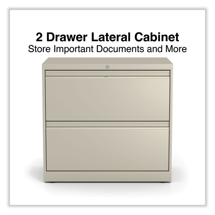 ALERA HLF3029PY Lateral File, 2 Legal/Letter-Size File Drawers, Putty, 30" x 18.63" x 28"
