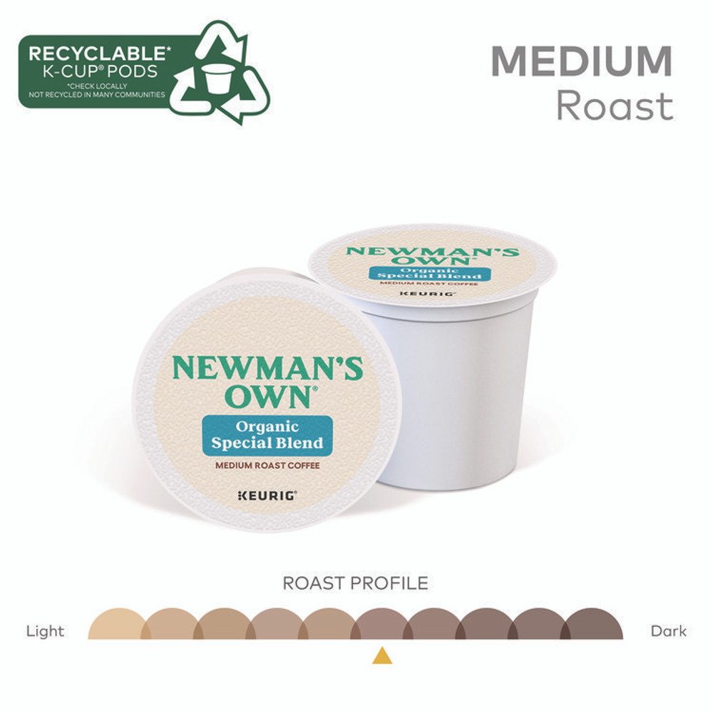 KEURIG DR PEPPER Newman's Own® Organics 4050CT Special Blend Coffee K-Cups, 96/Carton