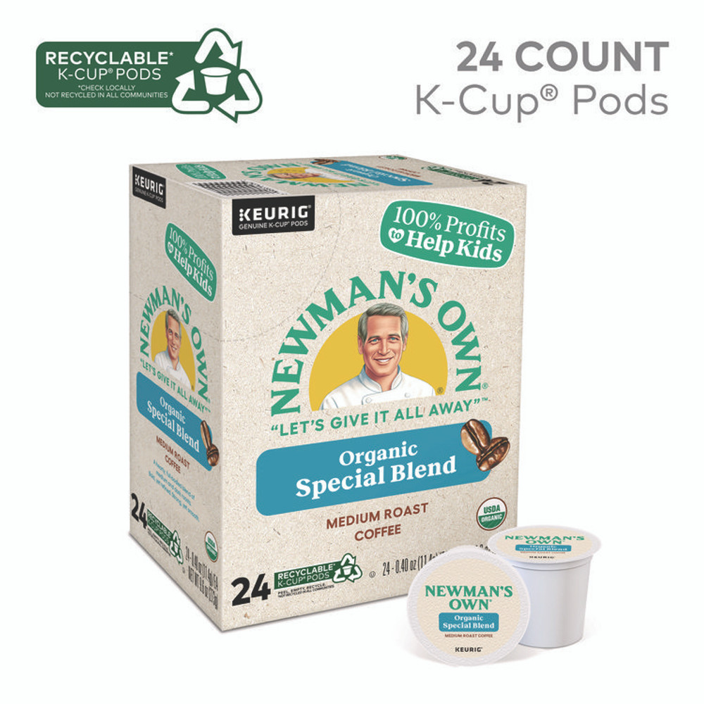 KEURIG DR PEPPER Newman's Own® Organics 4050CT Special Blend Coffee K-Cups, 96/Carton