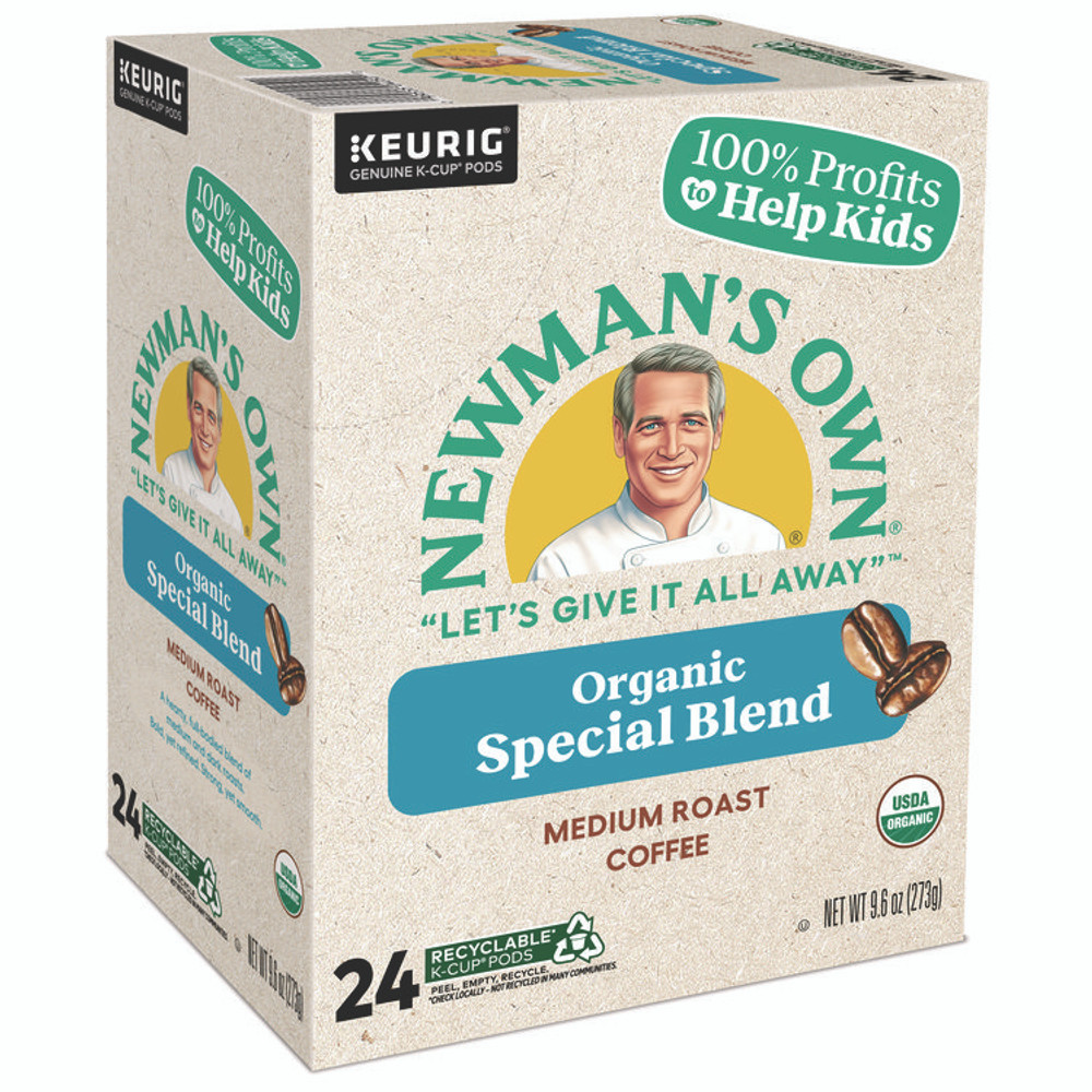 KEURIG DR PEPPER Newman's Own® Organics 4050CT Special Blend Coffee K-Cups, 96/Carton