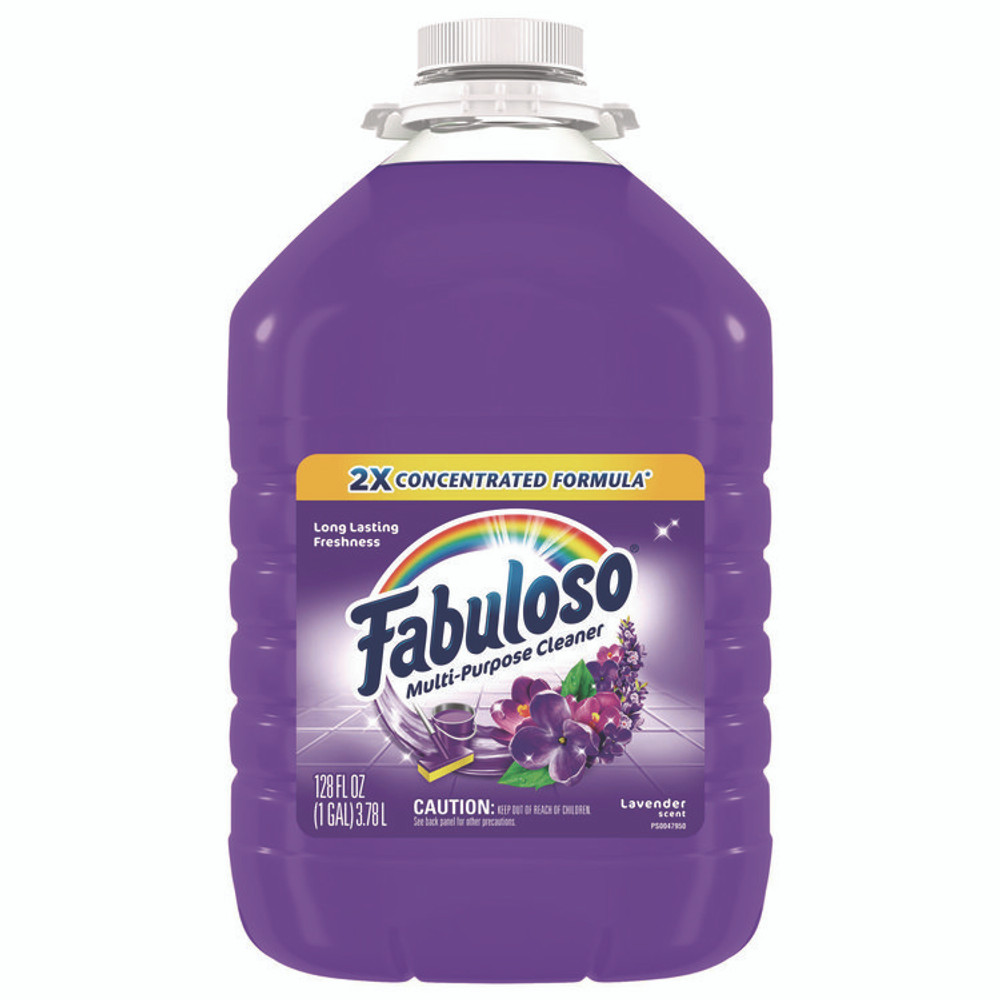 COLGATE PALMOLIVE, IPD. Fabuloso® 53058 Multi-use Cleaner, Lavender Scent, 1 gal Bottle, 4/Carton