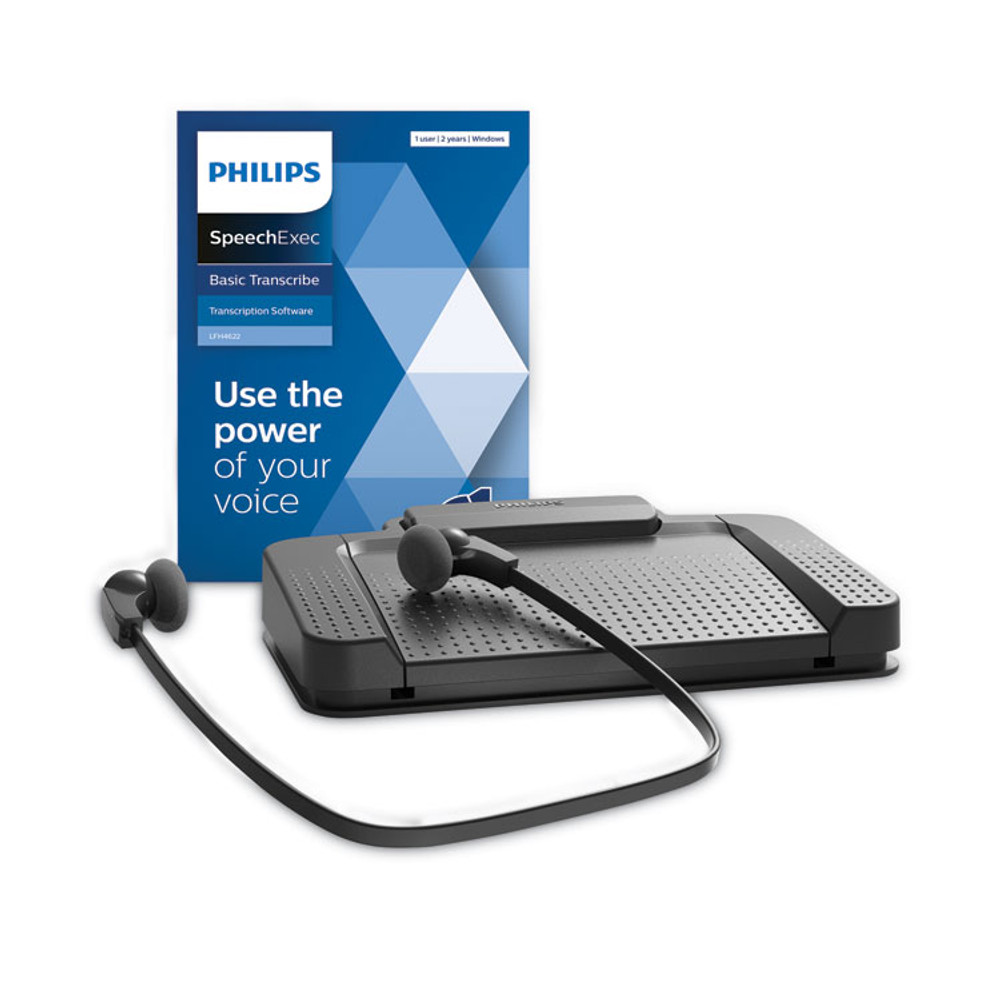 PHILIPS SPEECH PROCESSING LFH717706 LFH7177 SpeechExec Digital Transcription Kit, For Use with Philips DPM6000/DPM7000/DPM8900 Recorders